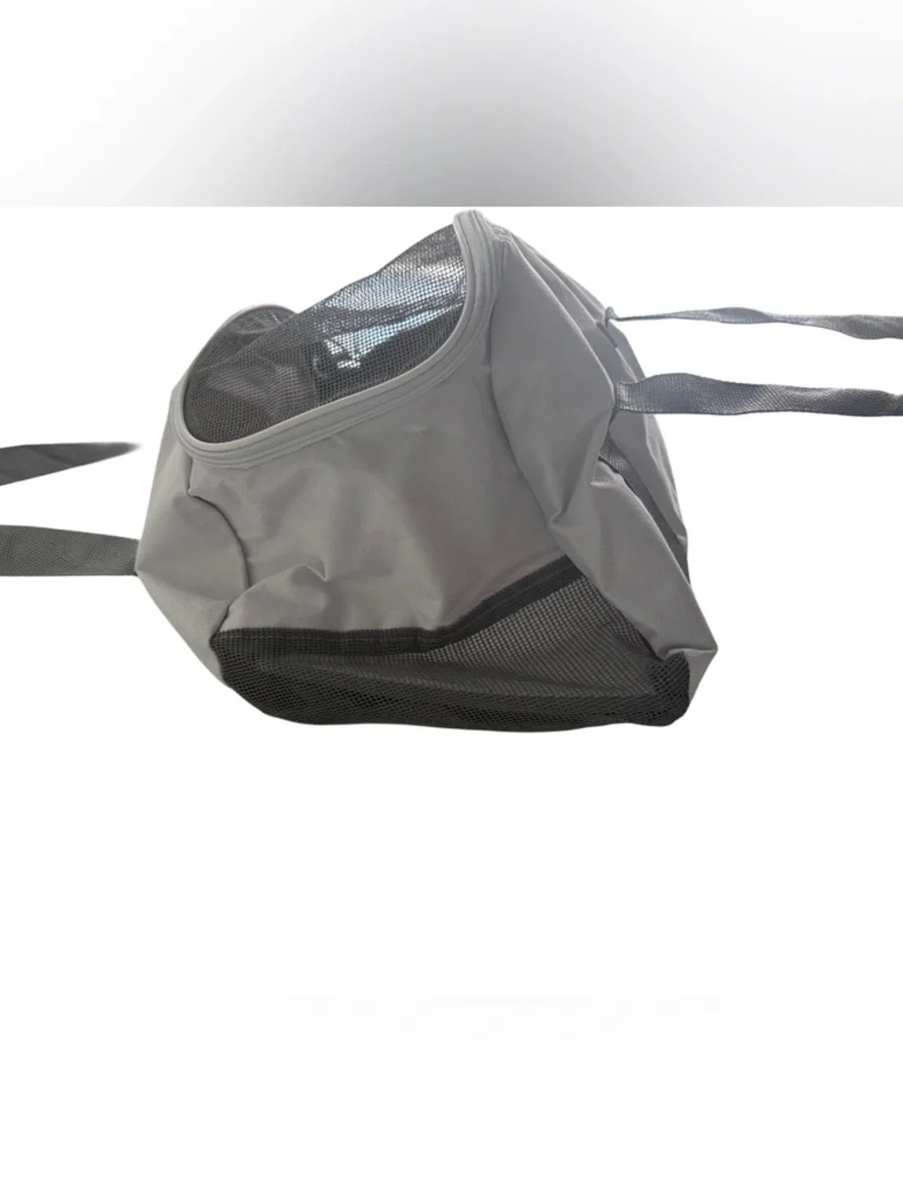 Love You Pet Gray & White Small Pet Carrier Tote